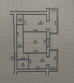 Продам Уникальную 2 ком. квартиру ЖК <a href='/newbuilding/4958/view/zk-dneprovskaa-brama'>Днепровская Брама</a>