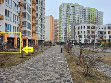 Оренда приміщення 63м2 з ремонтом в ЖК Нивки-Парк, пр. Берестейський, 67В - до метро Нивки 7 хв пішки