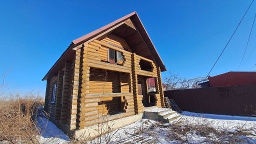 Продається будинок зі зрубу 78 кв. м. с. Плоске (35 км до Києва)