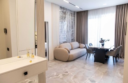 1-кімнатна квартира 45,7 м² з ремонтом ｜ ЖК SHERWOOD ｜ Клубний формат житла ｜ Ужгород ｜ пров. Квітневий ｜ 3 поверх ｜ Без комісії - SW 6.11