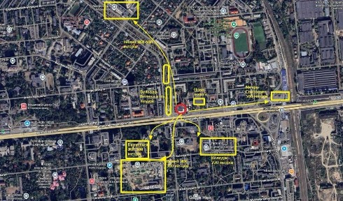 Оренда фасад проспект Берестейський (Перемоги)