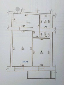 ТЕРМІНОВИЙ ПРОДАЖ 1-кімнатної квартири 53 кв. м. ЖК Династія