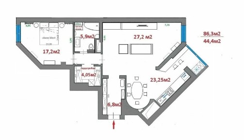 ЖК Паркове Місто. 86м². 2к Квартира. Продаж.