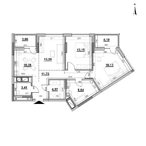 Актуально! 1550$м2 89 м² Ідеальна 3К квартира для життя та інвестиції | 89,81 м² | Видова | Бізнес-клас