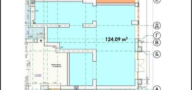 Здам комерційне приміщення 124 м², ЖК Модуль