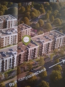 Продаж 1 кімнатної чорнової квартири в новобудові, новий район