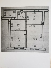 продам 3х ком на пр. Івана Мазепи ( Петровського)