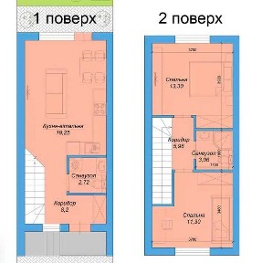 В продажу готовий дворівневий таунхаус ЖК