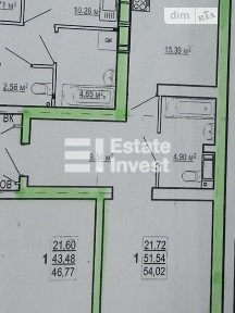 Продаж 1к квартири 54 кв. м на просп. Перемоги 86 • ID 34374875