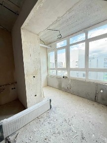 ЗДАНА Видова на ОЗЕРО 1 кім. квартира 42.7м2 з чорновим ремонтом
