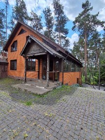 Ексклюзивний будинок з дерева біля озера та лісу в КМ з охороною! САУНА Гостомель