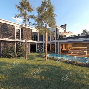 НОВЫЙ ДОМ НА ФОНТАНЕ | 400 м² | Бассейн | Хамам | Кинотеатр
