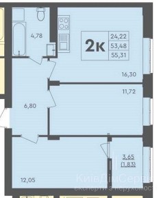 продам квартиру 55 м² метро Лісова ЖК Скандія Бровари
