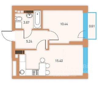 продам квартиру 35 м² в новому ЖК Twin House Воскресенка Деснянський
