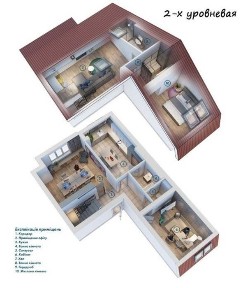 Дворівнева ГОТОВА 4кім квартира в ЖК 7'я. Розстрочка до 3-х років