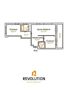 Без комісії. Продаж 2к квартири, ЖК Unit Home, Ґарета Джонса, буд А06, 2 кімнати+кухня-вітальня