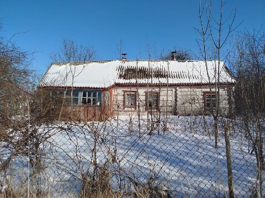 Дерев'яний будинок с. Баранівка Коростенський р-н, 25 сот землі