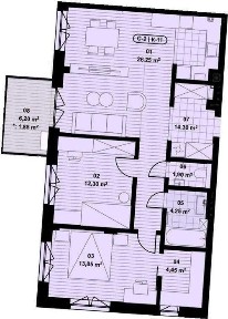 Продаж 3-кім квартири у ЖК Преміум класу Eco City Park (Винники) 79.31 м²