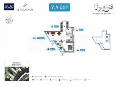 Продаж 2к квартири 64 кв. м на вул. Осокорська 8 • ID 34777414