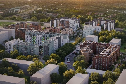Топове планування 65 м² | Велика кухня-вітальня ЖК WAWEL 3 поверх.