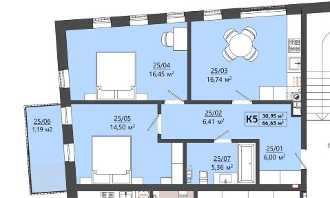 Продаж квартири від власкика 66.5 м2, вул. Меблярська 19
