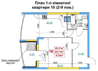 Продаж 1к квартири у новобудові ВІД ЗАБУДОВНИКА! Черкаси, Митниця
