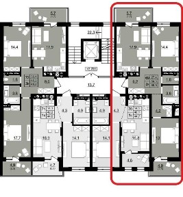 Продаж 2 кімнатної квартири, площею 68,5 м2, ЖК Смарагд, с. ОброшинеБез комісії