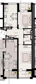 Продаж 2 кімнатна квартира ЖК Grey Fort вул. Приміська, 20 (Бічна Зелена, Вулецька, Пирогівка) Львів Грей Форт