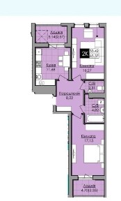 Продаж 2-кім. кв. ЖК “Lazur Sky” біля парку погулянка, вул. Зелена 115Д
