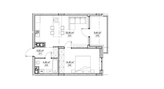 Продаж 1 кімнатна квартира ЖК Residence Twenty-Two вул Замарстинівська Львів Шевченківський район (Біля ЖК Авалон)