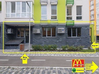 70м2 поруч з МакДональдз та Rozetka, новий ремонт, кутове з 2 вхідними групами, ЖК Нивки-Парк, пр. Берестейський