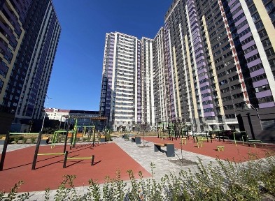 Продам 1-к 43,15 м2 ЖК OK'LAND, новобудова без ремонту. Від власника.