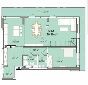 Продаж квартири пентхаус в Жк Edelweiss House, вул. Звіринецька