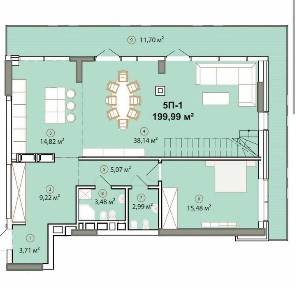Продаж квартири пентхаус в Жк Edelweiss House, вул. Звіринецька