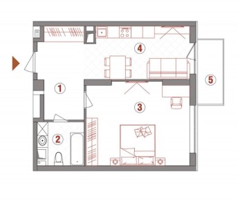Продам‼️1к квартира 53.4 м2, 2й поверх, жк Auroom, Паньківська, без%‼️