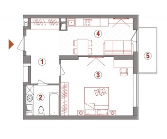 Продам‼️1к квартира 53.4 м2, 2й поверх, жк Auroom, Паньківська, без%‼️