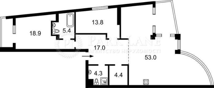 Продам квартиру (125м2)з авторським ремонтом та видом на Дніпро