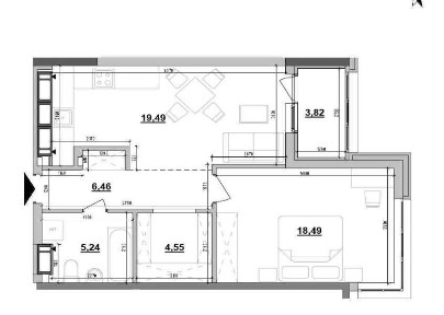 Продаж 1 кімнатної квартири в ЖК Maxima Residence, Коновальця, Печерський