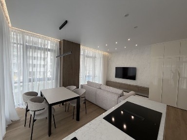 Продаж нової 1к 58 м Новопечерські Липки 2 поверх, Вид у двір, Печерськ