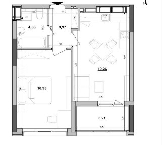 Продаж 1 кімнатної квартири в ЖК бізнес классу Maxima Residence, Коновальця, Печерський