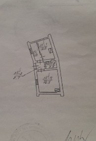 Продаж 1-но кімнатної квартри, центр