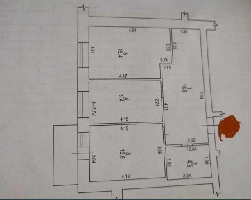 Квартира в центрі в центрі міста з автономним опаленням