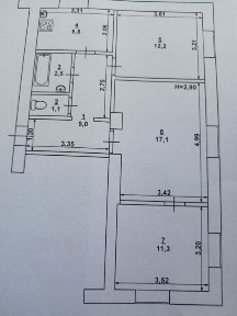 Продам світлу 3-х кімнатну квартиру