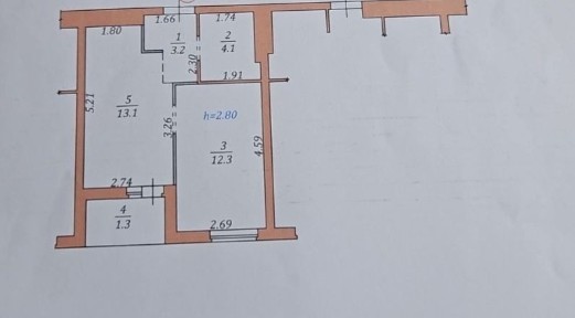 Продаж 1 кімнатної квартири вул. Героїв Майдану
