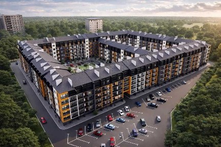 Продаж 2 кім. квартира 77 м2 ЖК Дружній Двір, с. Солонка