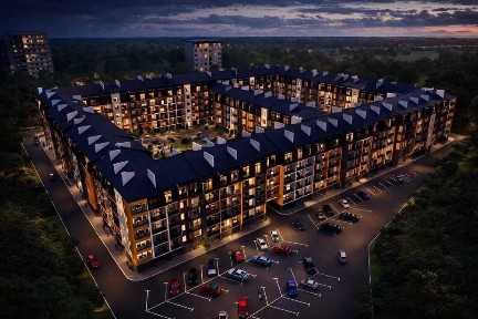 Продаж 1 кім. квартира 38 м2 ЖК Дружній Двір, с. Солонка