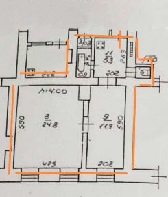 2х кімнатна квартира в Успенському провулку