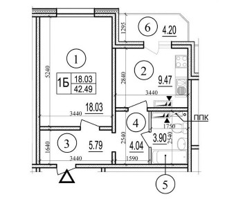 Продаж 1К 42м «Кодацька фортеця» Бориса Гмирі