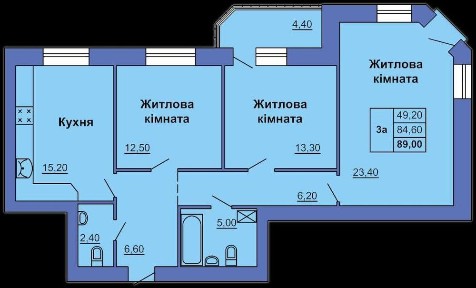 ‼️Центр‼️ 3к квартира в новобудові, 91 м², 3/9 поверх, ТОП ЦІНА
