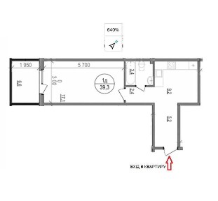 Продаж 1-кім квартира 39м² з ремонтом і терасою 6м² вул Авіаційна 46999$ ТОРГ